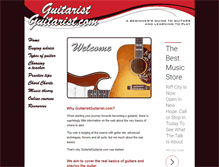 Tablet Screenshot of guitaristguitarist.com